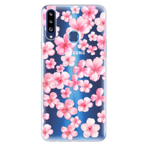 Odolné silikónové puzdro iSaprio - Flower Pattern 05 - Samsung Galaxy A20s