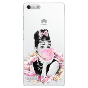 Plastové puzdro iSaprio - Pink Bubble - Huawei Ascend G6