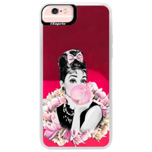 Neónové púzdro Pink iSaprio - Pink Bubble - iPhone 6 Plus/6S Plus