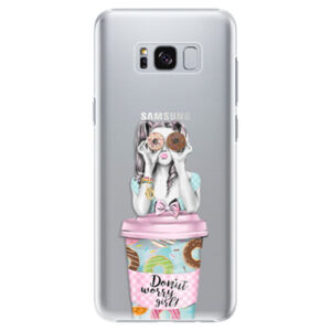 Plastové puzdro iSaprio - Donut Worry - Samsung Galaxy S8 Plus