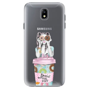 Plastové puzdro iSaprio - Donut Worry - Samsung Galaxy J7 2017