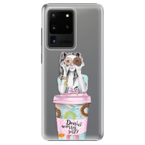 Plastové puzdro iSaprio - Donut Worry - Samsung Galaxy S20 Ultra