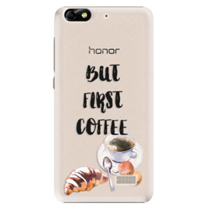 Plastové puzdro iSaprio - First Coffee - Huawei Honor 4C