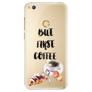 Plastové puzdro iSaprio - First Coffee - Huawei Honor 8 Lite