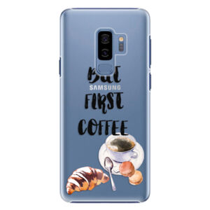 Plastové puzdro iSaprio - First Coffee - Samsung Galaxy S9 Plus