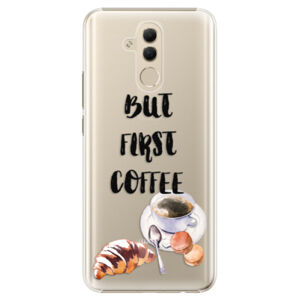 Plastové puzdro iSaprio - First Coffee - Huawei Mate 20 Lite