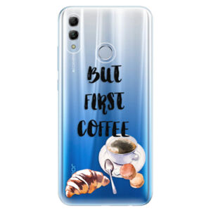 Odolné silikonové pouzdro iSaprio - First Coffee - Huawei Honor 10 Lite