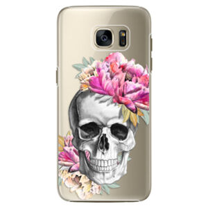 Plastové puzdro iSaprio - Pretty Skull - Samsung Galaxy S7 Edge