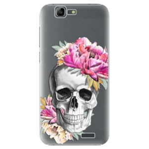 Plastové puzdro iSaprio - Pretty Skull - Huawei Ascend G7