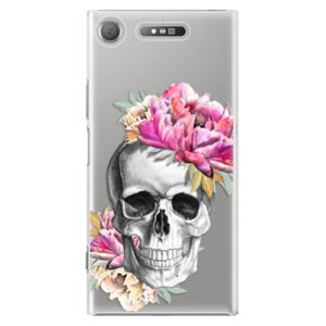 Plastové puzdro iSaprio - Pretty Skull - Sony Xperia XZ1