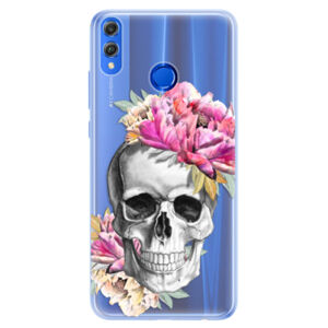 Silikónové puzdro iSaprio - Pretty Skull - Huawei Honor 8X