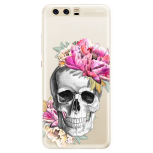 Silikónové puzdro iSaprio - Pretty Skull - Huawei P10