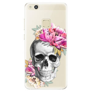 Silikónové puzdro iSaprio - Pretty Skull - Huawei P10 Lite