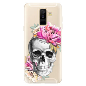 Silikónové puzdro iSaprio - Pretty Skull - Samsung Galaxy A6+