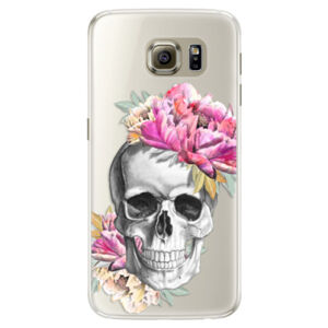 Silikónové puzdro iSaprio - Pretty Skull - Samsung Galaxy S6 Edge