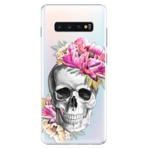 Plastové puzdro iSaprio - Pretty Skull - Samsung Galaxy S10+