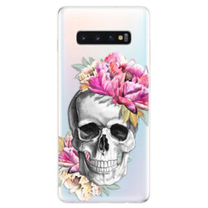Odolné silikonové pouzdro iSaprio - Pretty Skull - Samsung Galaxy S10+