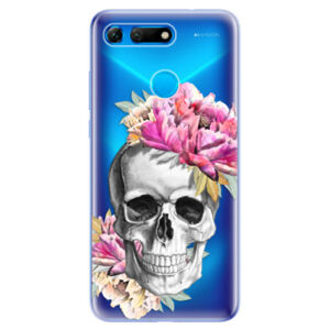 Odolné silikonové pouzdro iSaprio - Pretty Skull - Huawei Honor View 20