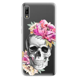 Odolné silikonové pouzdro iSaprio - Pretty Skull - Huawei Y6 2019
