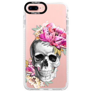 Silikónové púzdro Bumper iSaprio - Pretty Skull - iPhone 7 Plus