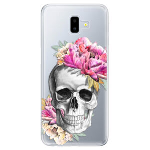 Odolné silikónové puzdro iSaprio - Pretty Skull - Samsung Galaxy J6+