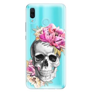 Odolné silikónové puzdro iSaprio - Pretty Skull - Huawei Nova 3
