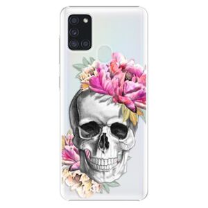 Plastové puzdro iSaprio - Pretty Skull - Samsung Galaxy A21s