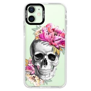 Silikónové puzdro Bumper iSaprio - Pretty Skull - iPhone 12