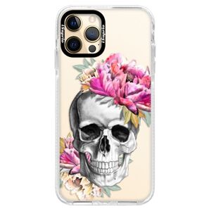 Silikónové puzdro Bumper iSaprio - Pretty Skull - iPhone 12 Pro Max