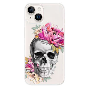 Odolné silikónové puzdro iSaprio - Pretty Skull - iPhone 15 Plus