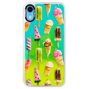 Neónové puzdro Blue iSaprio - Ice Cream - iPhone XR