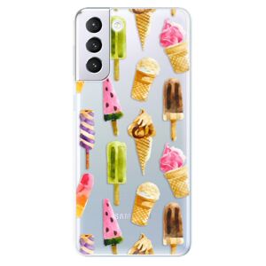 Odolné silikónové puzdro iSaprio - Ice Cream - Samsung Galaxy S21+