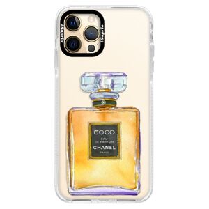 Silikónové puzdro Bumper iSaprio - Chanel Gold - iPhone 12 Pro
