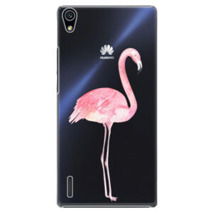 Plastové puzdro iSaprio - Flamingo 01 - Huawei Ascend P7