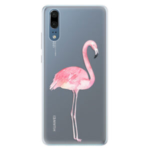 Silikónové puzdro iSaprio - Flamingo 01 - Huawei P20