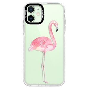 Silikónové puzdro Bumper iSaprio - Flamingo 01 - iPhone 12 mini