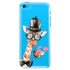 Plastové puzdro iSaprio - Sir Giraffe - iPhone 5C