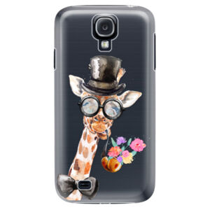 Plastové puzdro iSaprio - Sir Giraffe - Samsung Galaxy S4