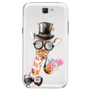 Plastové puzdro iSaprio - Sir Giraffe - Samsung Galaxy Note 2