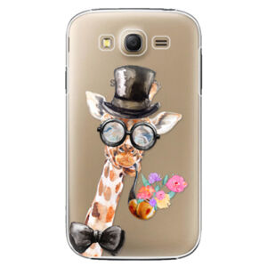 Plastové puzdro iSaprio - Sir Giraffe - Samsung Galaxy Grand Neo Plus