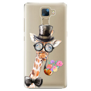 Plastové puzdro iSaprio - Sir Giraffe - Huawei Honor 7