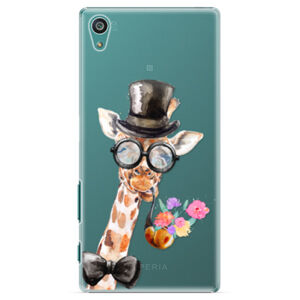 Plastové puzdro iSaprio - Sir Giraffe - Sony Xperia Z5