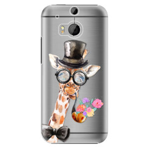 Plastové puzdro iSaprio - Sir Giraffe - HTC One M8