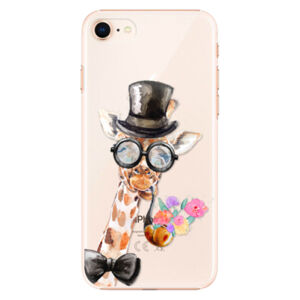 Plastové puzdro iSaprio - Sir Giraffe - iPhone 8
