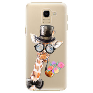 Plastové puzdro iSaprio - Sir Giraffe - Samsung Galaxy J6