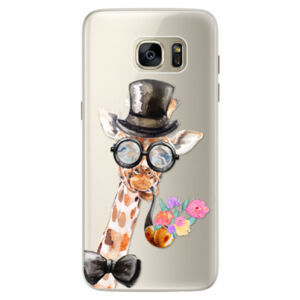 Silikónové puzdro iSaprio - Sir Giraffe - Samsung Galaxy S7