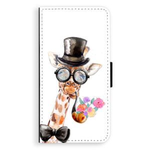 Flipové puzdro iSaprio - Sir Giraffe - iPhone XS Max