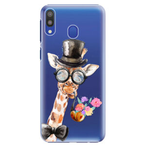 Plastové puzdro iSaprio - Sir Giraffe - Samsung Galaxy M20