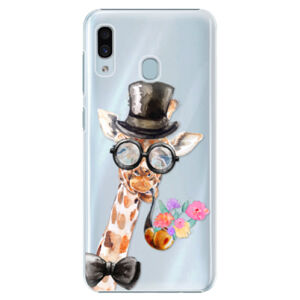 Plastové puzdro iSaprio - Sir Giraffe - Samsung Galaxy A30