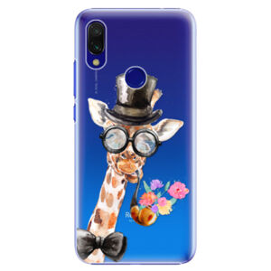Plastové puzdro iSaprio - Sir Giraffe - Xiaomi Redmi 7